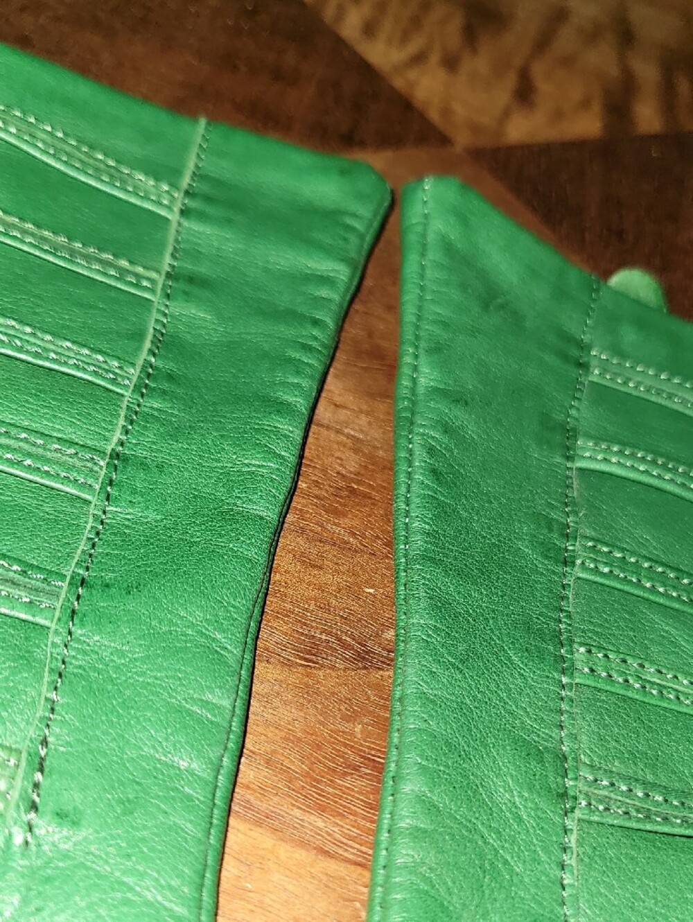 Made In Italy. Antonio Murolo. Leather Gloves With 100% Silk Lining. XL - Picture 11 of 14